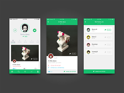 Living Simple 2.0 app flat iphone iphone6 mobile social ui ux