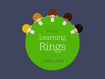 Learning Rings illustration poster