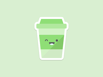 It's Coffeeee Time coffee cup drink icon illustration sticker