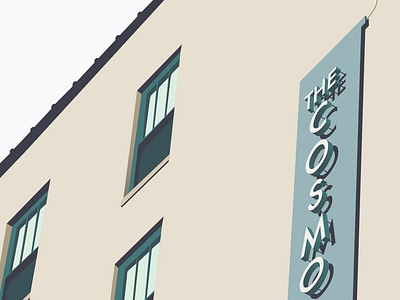 The Cosmopolitan: Detail 2/2 architecture cosmo cosmopolitan detail hotel illustration illustrator work in progress