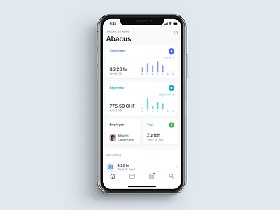 Dashboard app icon ui