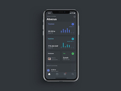 Dashboard dark mode