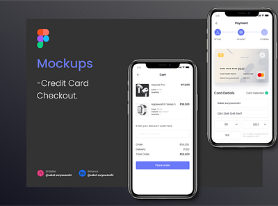 Credit Card Checkout dailyui premierpro uidesign