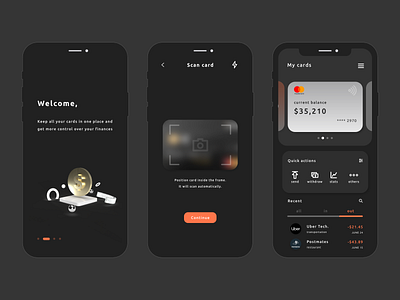 Mobile Finance app appdesign capture finance graphicdesign ui uidesign uiux ux uxdesign wallet walletapp