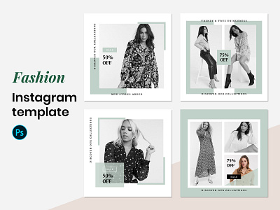 Fashion instagram template ad banner adobe photoshop adobe xd ads ecommerce ecommerce business ecommerce design ecommerce shop fashion banner fashion brand fashion design inspiration instagram banner instagram post instagram template interfacedesign online shopping online store uidesign webdesign