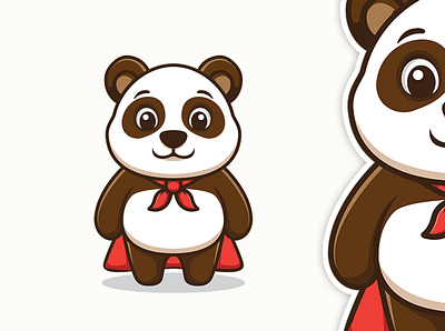 Super Panda animation brandidentity branding cartoon cartoon character cartoonlogo cartoonmascot character customlogo logo mascot