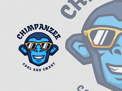 Chimpanzee animal ape apparel branding cartoon cartoon character cartoonmascot character chimpanzee customlogo illustration logo mascot monkey