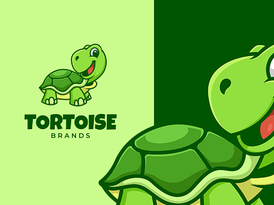 Tortoise Brand animal cartoon cartoon character cartoonlogo cartoonmascot character illustration logo mascot tortoise turtle