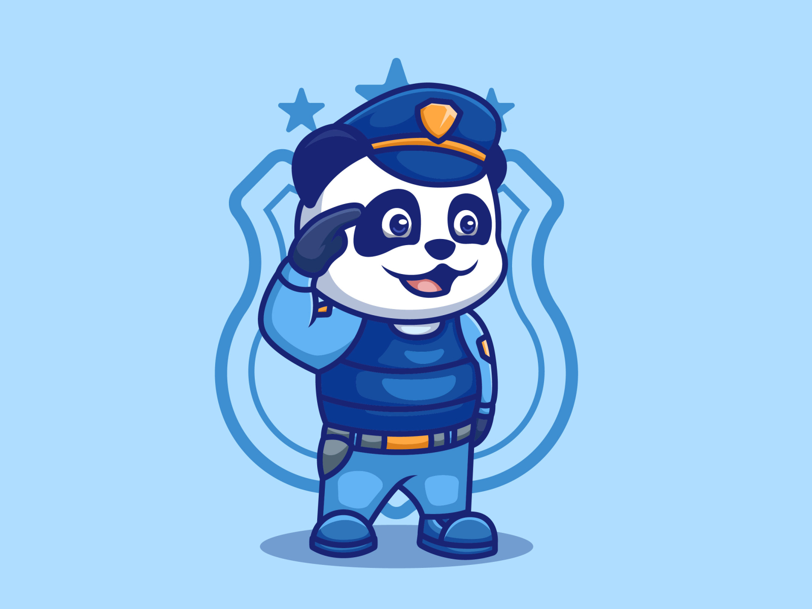 Panda Police by Aji Waluyo on Dribbble