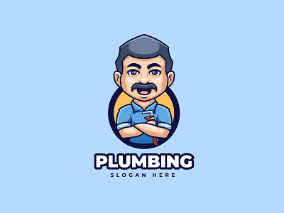 Plumbing Mascot Logo