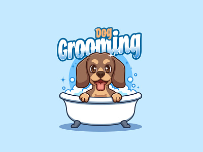 Dog Grooming Logo