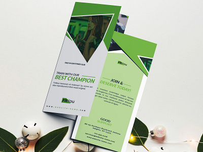 Gym Trifold Brochure Desgin