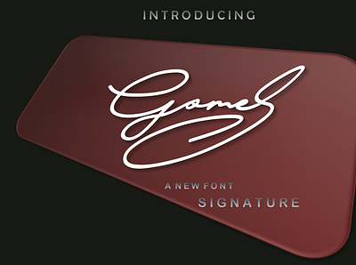 SIGNATURE font