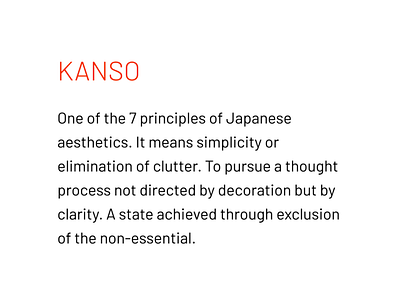 What is Kanso? branding design flat identity branding identity design identity designer logo minimal typography ui