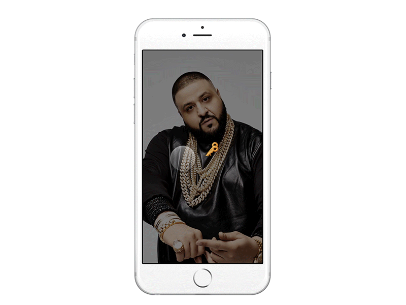 DJ Khaled - keys (iOS) made with Framer animation dj framer gif ios iphone keys khaled ui