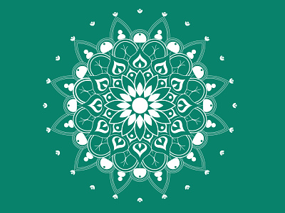 Mandala design graphic design illustration mandela design