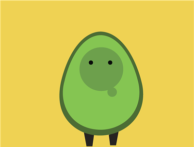 AvoSkett animation cute art design flat fruit icon illustration illustrator minimal vegetable