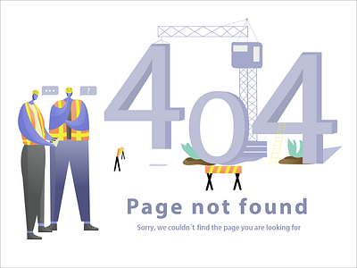 404 page not found#2ilustration design dribbble flat illustration illustrator minimal web design website website design