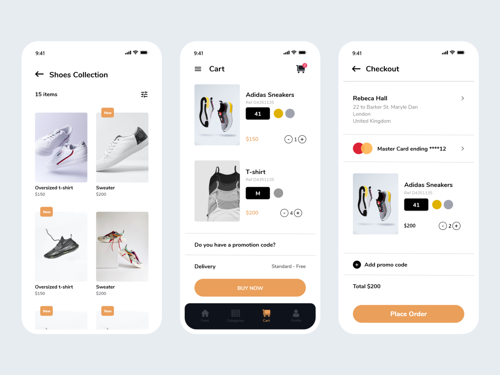 eCommerce Ui by Oussama ELBAZ on Dribbble