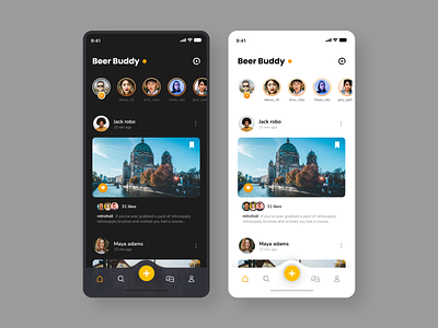 Social App UI Design