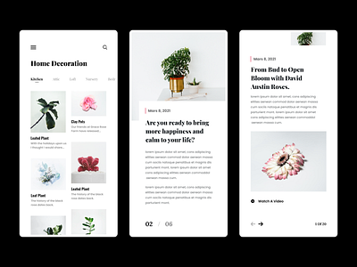 Modern Layout blog ui design decoration ui design ios app design minimal design minimal ui mobile app mobile app design mobile ui mobile ui design ui ui ux design uidesign ux design