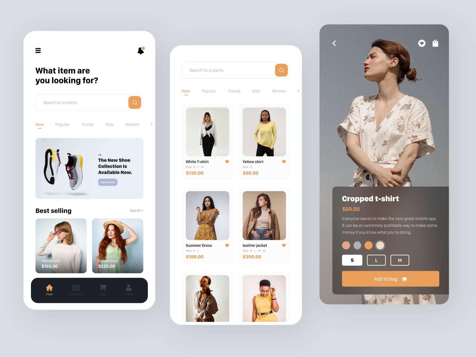 Ecommerce App by Oussama ELBAZ on Dribbble