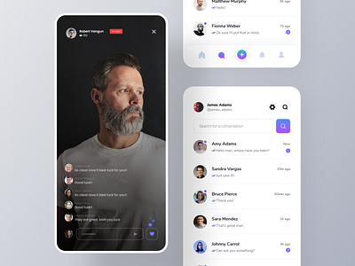 Social App adobe xd android daily 100 chalenge daily chalenge daily ui design figma ios app minimal ui mobile app development mobile application mobile ui sketch ui ui design ui kit ui ux design user experience user interface ux design