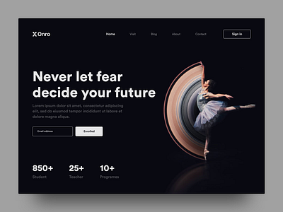 Hero Section Web art dark web ui design flat hero section homepage landing page light minimal minimal ui ui ui ux design uiux user interface ux ux design web web ui webdesign website