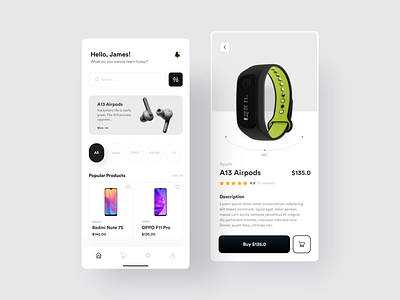 eCommerce App UI