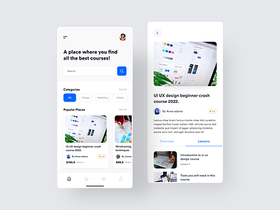 Online school app adobe xd app ui app ui kit design graphic design interaction interface ios app iphone app minimal ui mobile mobile app ui mobile ui sketch ui ui ux design uiux user experience user intreface ux design
