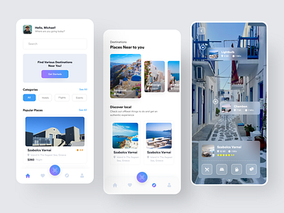AR Travel app by Oussama ELBAZ on Dribbble