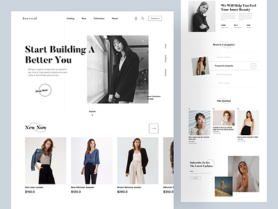 Fashion website design daily ui design fashion fashion website hero section home page interface landing page minimal ui typography ui ui designer ui ux design ux design web design web designer web site web ui web uiux webdesign