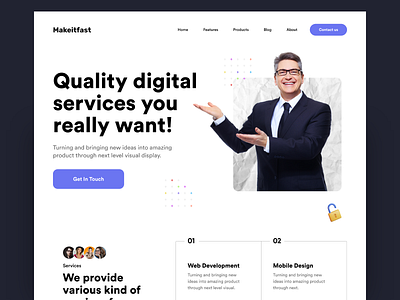 Web site design: landing page home page ui adobe xd clean ui design hero home page landing page minimal ui ui ui ux design uidesign uiux user interaction userinterface userinterfacedesign ux design web web ui webdesign website