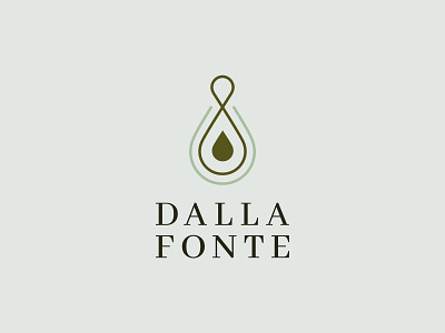 Dalla Fonte / logo design branding logo