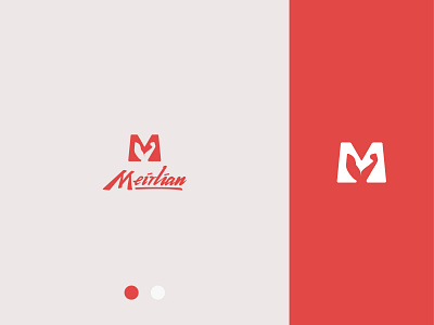 gym logo m logo branding design flat logo