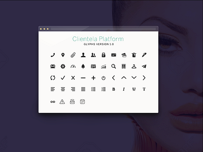 Clientela Icon Font – v1