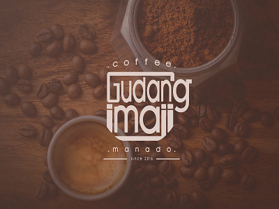 Gudang Imaji Logo Visual art direction bean branding cafe coffee cup cup elegant gooners graphicdesign logos logotype roastery visual identity wordmark