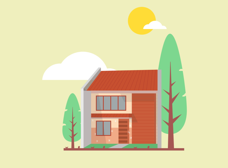 Modern House by Teleport on Dribbble