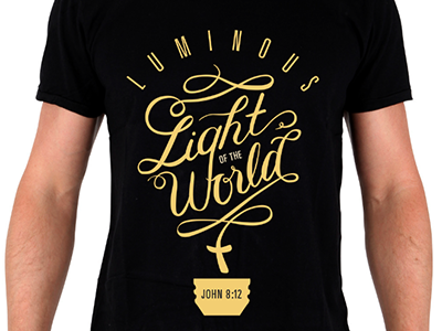 CFC Youth Pre-conference 2014 Tshirt catholic cfc youth hand lettering lightbulb youth youth ministry
