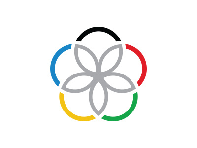 Stronger than Borders logo olympics olympics logo rio 2016