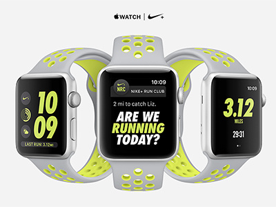 Apple Watch Nike+ NRC App apple watch nike nike plus nike run club running app wearable