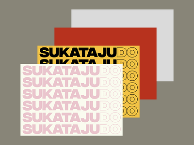 Sukata Judo, Colours branding color design graphic japanese layout minimal study typography web