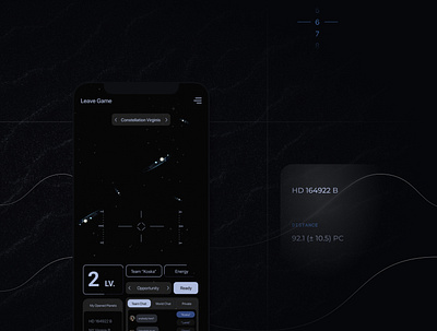 Exoplanets. IOS mobile app. Case study concept cosmic dark design figma games mobile nasa planet science space ui ux ux ui uxdesign