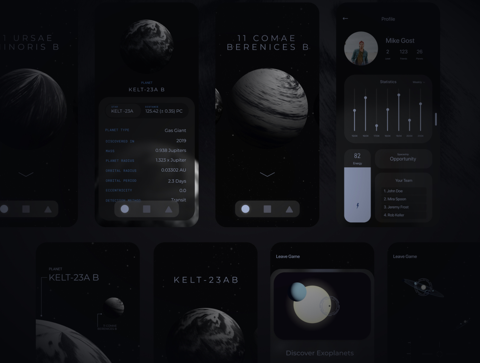 Exoplanets. IOS mobile app. Case study by Artem Vorotnikov on Dribbble