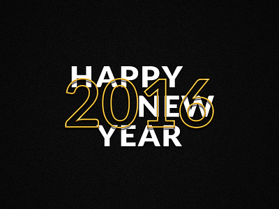 Happy New Year! 2016 design happy new year