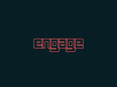 Engage : Logo branding charity design foundation identity logo mark ngo typography wordmark