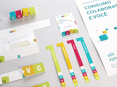 CCVC : Stationery 2 3d branding colors conference corporate identity design id identity invite poster visual wedding