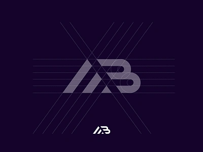 AB Monogram Logo Grid System branding design graphic design grid grid logo lettermark logo logo design logo designer logo grid logo mark logodesign logodesigner logodesignersclub logodesigns logofolio logos logosai monogram monogram logo