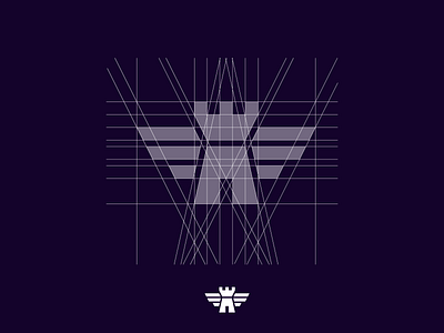 Flying Fort Logo Grid System