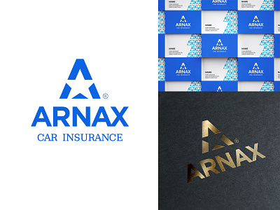 Arnax Car Insurance Logo Design⭐